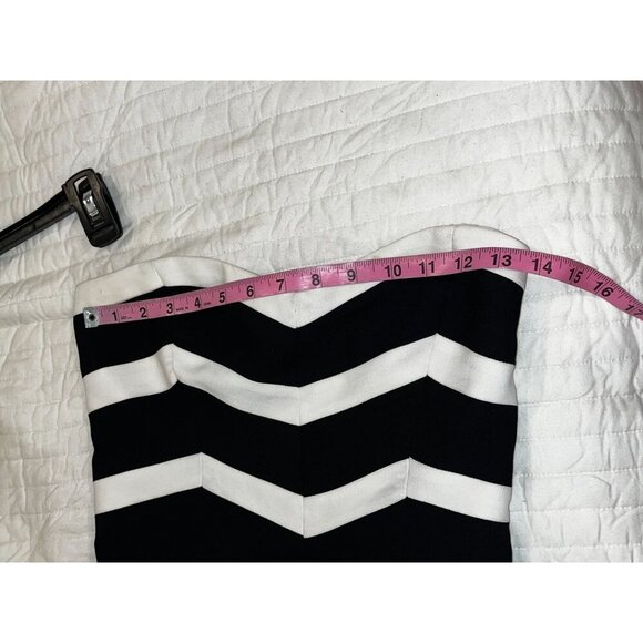 Parker Chevron Carmela Combo  Strapless  Women's Jumpsuit Size M - Picture 8 of 11